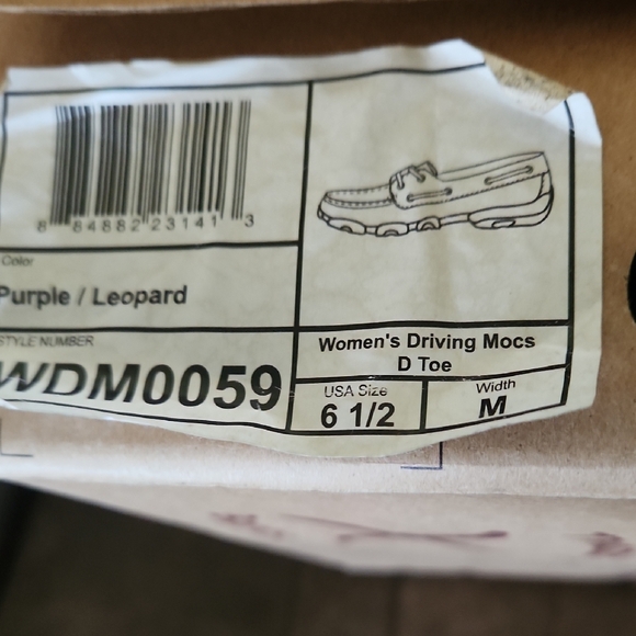 Twisted X Purple and Leopard Print Flats - Picture 6 of 7